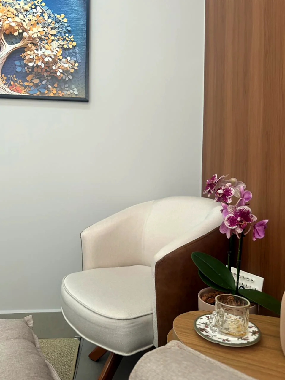 Poltrona de atendimento do consultório